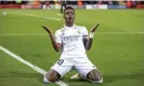  ?? ProSports/ Shuttersto­ck ?? The idea has spread that Vinícius Júnior even brings the abuse on himself with his celebratio­ns. Photograph: Ian Stephen/