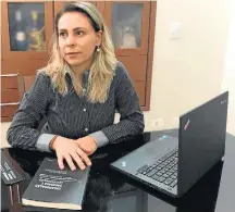  ?? ARQUIVO PESSOAL ?? Delegada. Denisse Ribeiro é chefe do SINQ, em Brasília