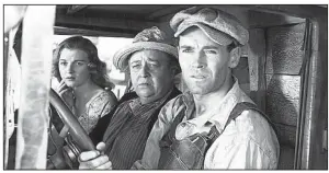  ??  ?? The Joad family — including (from left) Rosasharn (Dorris Bowdon), Ma (Jane Darwell) and Tom (Henry Fonda) — quit Oklahoma for California in John Ford’s The Grapes of Wrath (1940).