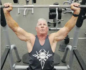  ??  ?? When Rick Newcombe began his fitness journey, he lifted some weights and ran on the treadmill to lose some weight. But once he decided to ask for some help and bodybuildi­ng advice, “that was a turning point for me.”