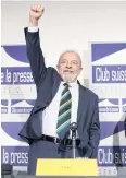  ?? AFP ?? Luiz Inacio Lula da Silva during an event in Geneva in March.
