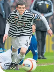  ??  ?? Andy Robertson in his Queen’s Park days