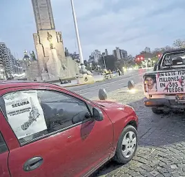  ?? marcelo manera ?? Una protesta en Rosario por la insegurida­d