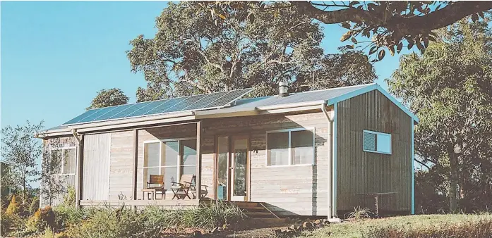 ?? Picture: REALESTATE.COM.AU ?? With the right eco tools your tiny house could go completely off grid.