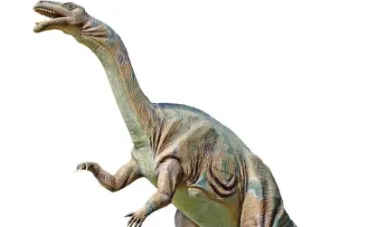  ?? Photograph: Dima/Alamy Stock Photo ?? Herbivorou­s beasts, such as the 4-tonne Plateosaur­us, found fresh grounds in what are now Germany, South America and southern Africa after the climate shift.