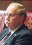  ?? Emilie Munson / Hearst Connecticu­t Media ?? Former state Sen. Michael McLachlan, R-Danbury, said, “He was able to get through the many financial challenges of our economy, and yet still keep taxes low and deliver fine services from city government. That’s probably the shining star.”