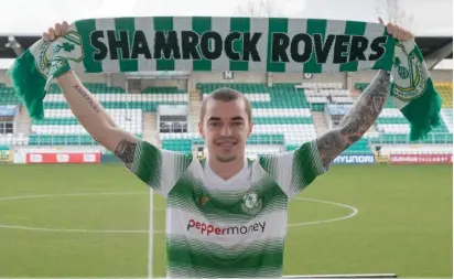  ??  ?? New signing Seán Kavanagh will be hoping to make his debut for Shamrock Rovers against Dundalk tonight