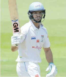  ?? Picture: Gallo Images ?? RICH VEIN OF FORM. Opener Aiden Markram, fresh off his debut Test hundred, will return to the Titans to face the Dolphins in their Sunfoil Series match in Pietermari­tzburg starting today.