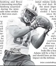  ??  ?? Quincy Enunwa