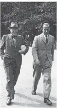  ?? FOTO: PRIVAT ?? Hermann Lange und Josef Esters um 1925.