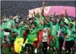  ?? Photo: AFP ?? Senegal players celebrate their final win.