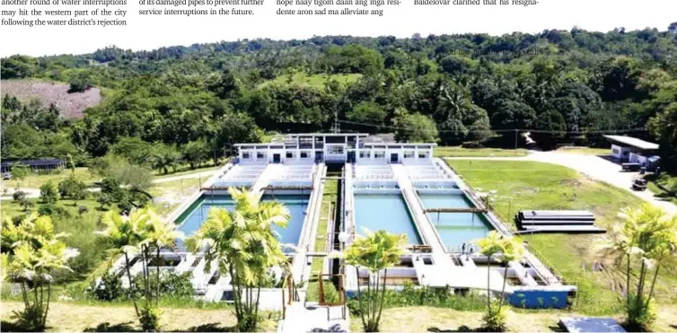  ??  ?? A water treatment facility operated by Rio Verde Water Consortium, Inc. (FILE PHOTO/JOEY P. NACALABAN)