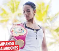  ??  ?? SUMANDO
GALARDONES
Amanda Serrano subirá a las 140 libras antes de entrar al octógano por primera vez en marzo.