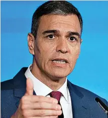  ?? ?? El presidente del Gobierno, Pedro Sánchez.