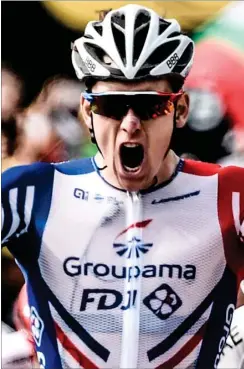  ?? FOTO: PHILIPPE LOPEZ ?? Arnaud Demare har ellers haft svaert ved at finde topformen i årets Tour de France, men 18. etape blev en stor triumf for FDJ-franskmand­en.