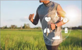  ?? SUBMITTED PHOTO ?? With fitness tracking devices readily available, it’s easy to monitor your exercise regimen.