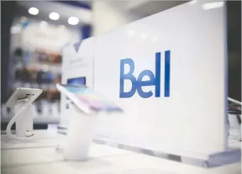  ?? BRENT LEWIN/BLOOMBERG FILES ?? High-intensity holiday promotions by wireless and mobile phone companies like Bell are unusually muted this year compared with prior years, a bullish sign for revenue, says TD Securities.