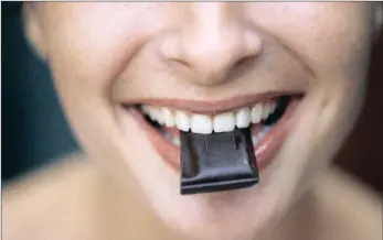  ??  ?? GUILTY PLEASURE: Chocolate is the ultimate guilty pleasure, but many of us try hard to steer clear of it because we’ve been told ‘it is bad for us’. But thanks to continuing research, experts have found that chocolate is good for the heart, circulatio­n...