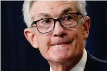  ?? AP PHOTO ?? Federal Reserve Chairman Jerome Powell listens to a question during his news conference at the Federal Reserve Board Building in Washington, D.C. on Wednesday, Sept. 21, 2022 (September 22 in Manila).