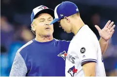  ?? FRANK GUNN / THE CANADIAN PRESS ?? In a report this week, manager John Gibbons was the latest Blue Jay rumoured to be on the way out.