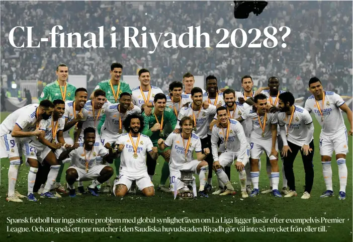  ?? FOTO: LEHTIKUVA-AFP ?? Den spanska supercupen avgjordes i Riyadh.