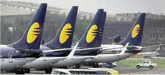  ??  ?? Jet Airways will be the first beneficiar­y of a rule change last year that allowed foreign airlines to buy stakes of up to 49 per cent in Indian carriers.