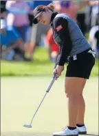  ?? Picture: AFP ?? MOVER AND SHAKER: Ariya Jutanugarn of Thailand has shot to the number one spot in golf