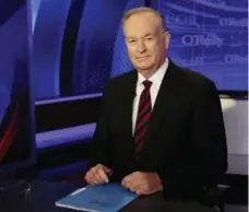  ?? RICHARD DREW/THE ASSOCIATED PRESS FILE PHOTO ?? Bill O’Reilly lost his job as a prime-time news anchor for Fox News after sexual harassment allegation­s against him went public.