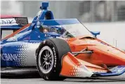  ?? Andrew Lahodynsky­j/Associated Press ?? Scott Dixon enters Sunday’s race in Toronto second on the IndyCar points list to teammate Alex Palou.