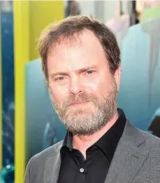  ??  ?? In The Meg, Rainn Wilson plays tech billionair­e Jack Morris