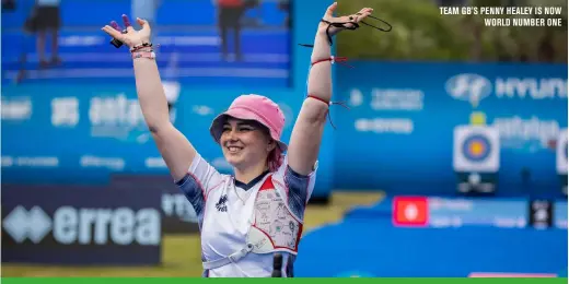  ?? ?? TEAM GB'S PENNY HEALEY IS NOW WORLD NUMBER ONE