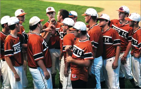  ?? Photo by Ernest A. Brown ?? The Upper Deck Post 14 baseball team overcame a four-run deficit to defeat top-seeded Gershkoff of Cranston, 9-5, in Tuesday night’s winners’ bracket final at McCarthy Field. Upper Deck needs just one win tonight against either Gershkoff or NEFL to win...