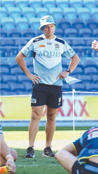  ?? Picture: AAP IMAGES ?? Coach Neil Henry insists he remains the go-to man at the Titans.