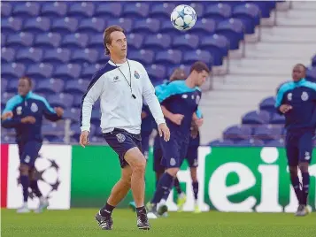  ??  ?? Julen Lopetegui alertou para a qualidade da equipa israelita