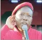  ??  ?? JULIUS MALEMA