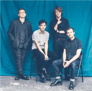  ?? COURTESY OF INDIA HOBSON ?? England-based indie rock band The Crookes are touring in support of their latest release, “Lucky Ones.”