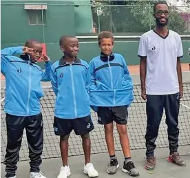  ?? ?? Tennis under 12 boys