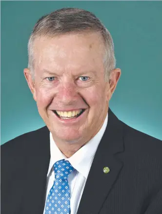  ?? Picture: David Foote ?? BIG PROJECT: Minister for Regional Services Mark Coulton says the Inland Rail project represents an opportunit­y for regional Australia.