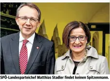  ??  ?? SPÖ-Landespart­eichef Matthias Stadler findet keinen Spitzenman­n. Designiert­e Landeshaup­tfrau Johanna Mikl-Leiter sucht Landesrat.