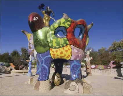  ??  ?? BOTTOM: Queen Califia’s Magic Circle, by Niki de Saint Phalle. COURTESY PHOTOS