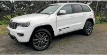  ?? ROB MAETZIG/ FAIRFAX NZ ?? Grand Cherokee offers chinky styling, complete with the traditiona­l sevenslot grille.