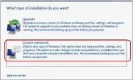  ?? ?? If you are determined to reinstall Windows 7, opt for the ‘Custom (advanced)’ option when prompted