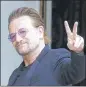  ??  ?? U2 singer Bono used a company in low-tax Malta to buy part of a shopping mall in Lithuania, documents indicate.