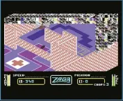  ??  ?? » [C64] Zaga (or Zaga Mission as it was also known) was on the same lines as Zaxxon and proved to be a decent isometric arcade shooter.
