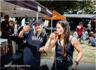  ??  ?? Beer Appreciati­on Day