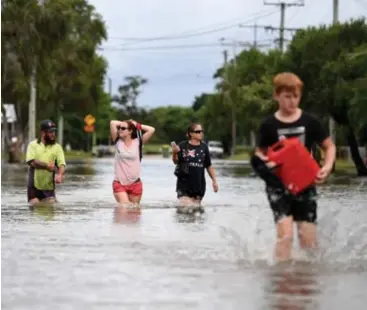  ?? © epaefe ?? Australië wordt getroffen door extreem weer: na de droogte volgde een zondvloed.