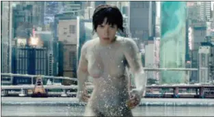  ??  ?? PARAMOUNT PICTURES PHOTO Scarlett Johansson stars in “Ghost in the Shell.”