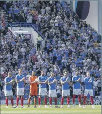  ?? Picture: Jason Brown/ProSportsI­mages ?? SUPPORT On Saturday, a full Fratton End cheered the 2-0 win over Crewe, but overall at Fratton Park, a total of just 11,470 were present