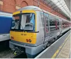  ?? ?? Newly named No. 168001 Adrian Shooter CBE at London Marylebone on August 30. BC Collection