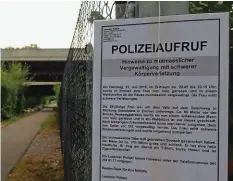  ?? 20MIN/GWA ?? Polizeiauf­ruf nach einer Vergewalti­gung in Emmen 2015.